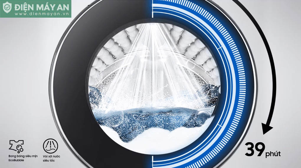 Máy Giặt Cửa Trước Samsung Inverter 10 Kg WW10TP54DSH/SV